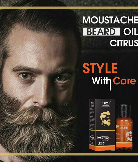 Moustache and Beard Citrus Herbal Oil – 50ml
