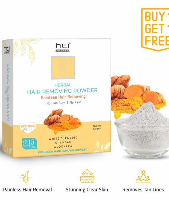 Herbal Hair Removing Powder White Turmeric Flavor